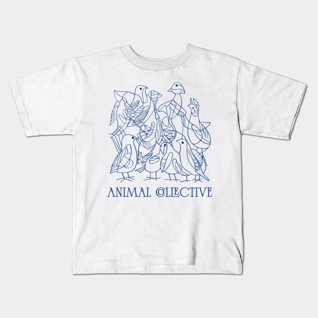 Animal Collective ••• Original Fan Art Kids T-Shirt by unknown_pleasures